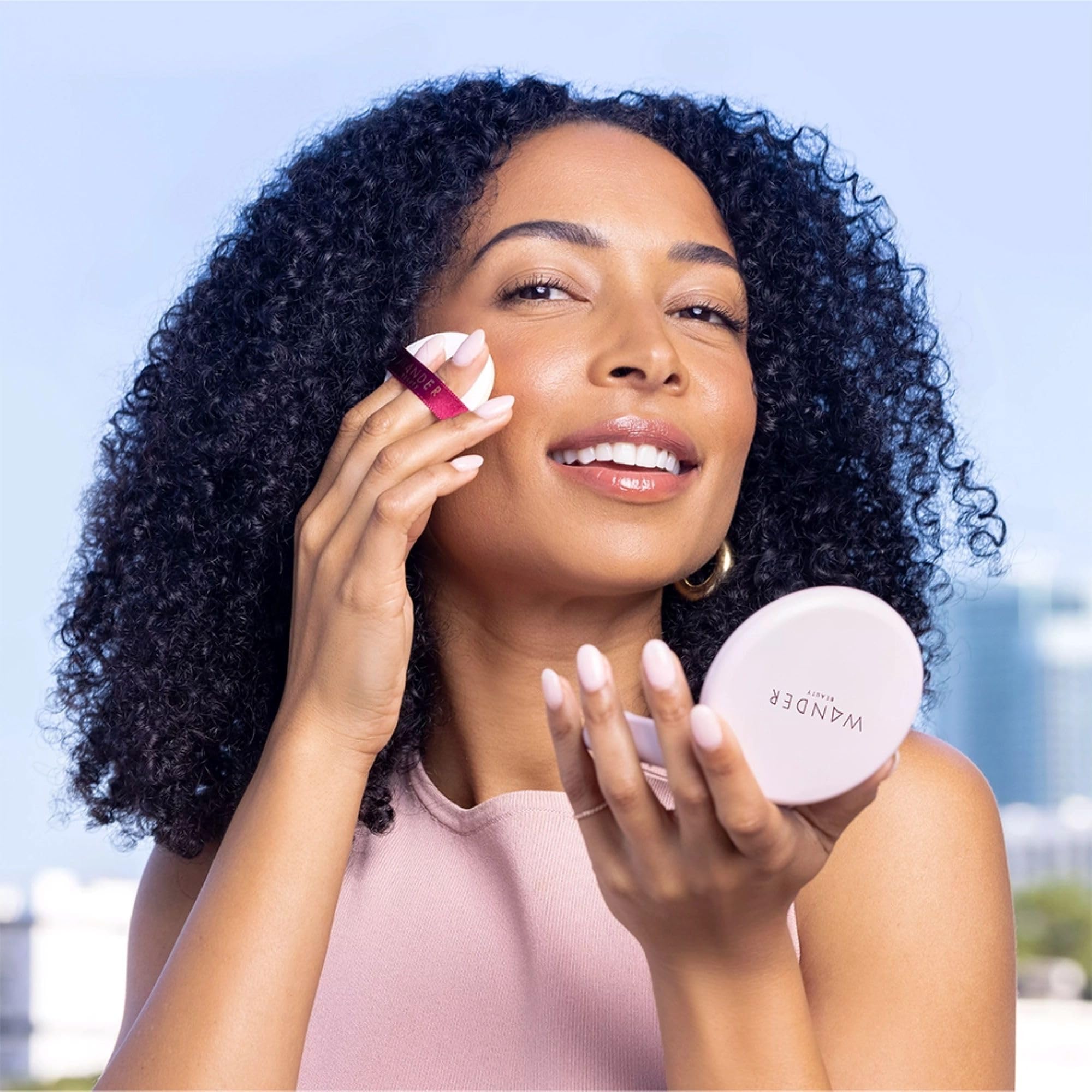Wander Beauty Wanderlust Foundation with buildable coverage on arm swatch.