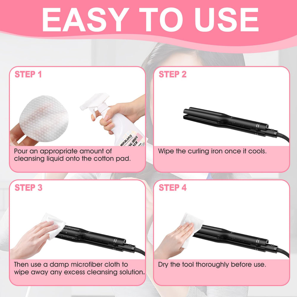 Large 500ml bottle lasts multiple cleanings and reduces buildup.