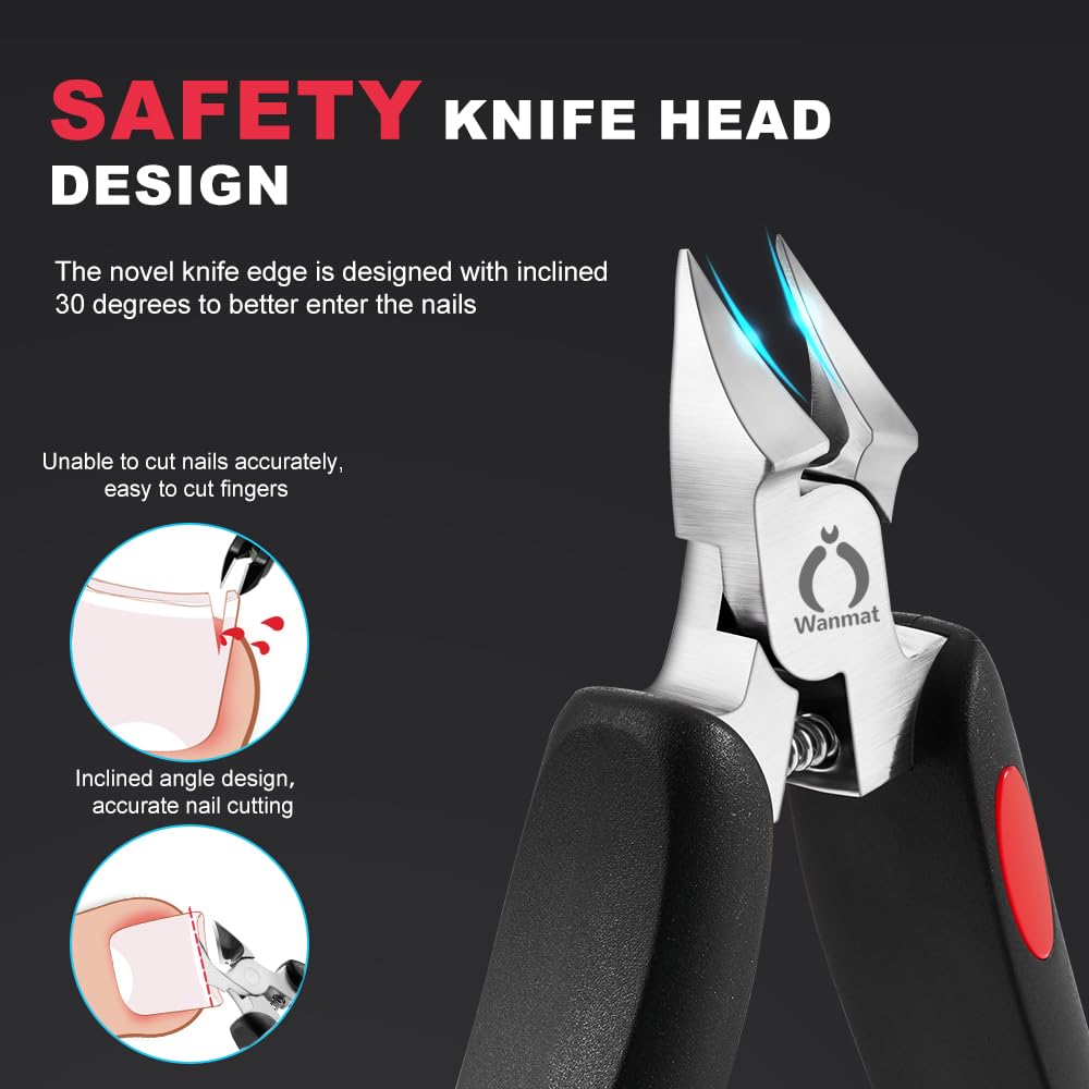 Wanmat clipper featuring non-slip honeycomb handle for better grip