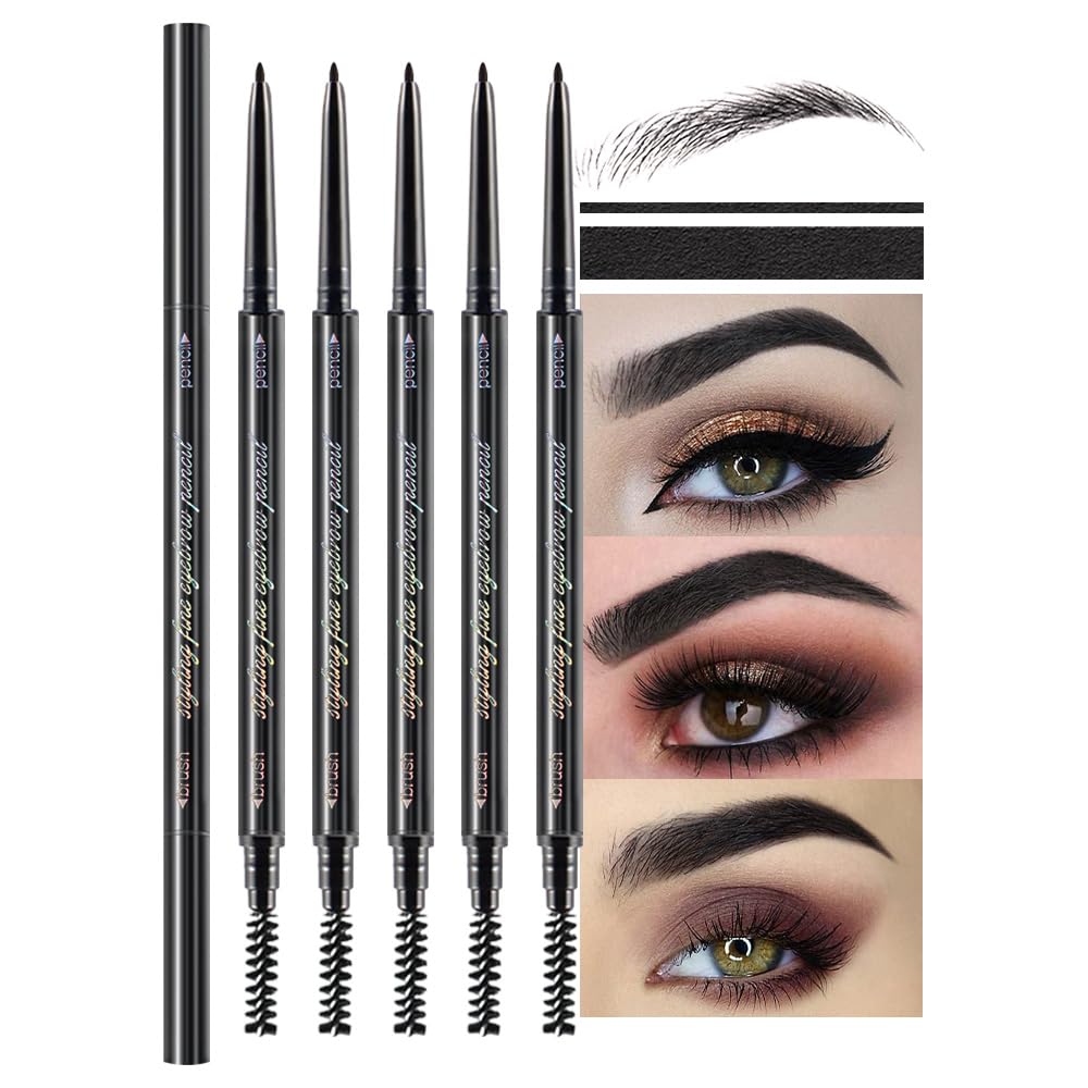 WanTuoluo eyebrow pencil ultra-fine tip for precise, natural-looking brows.
