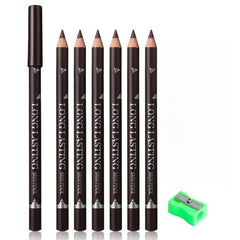 WanTuoluo brown eyebrow pencils with sharpener for precise, daily brows