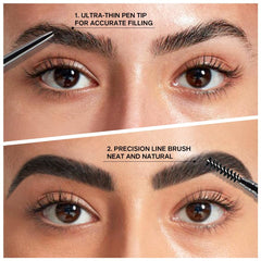 WanTuoluo compact, travel-friendly pencils for on-the-go touch-ups.