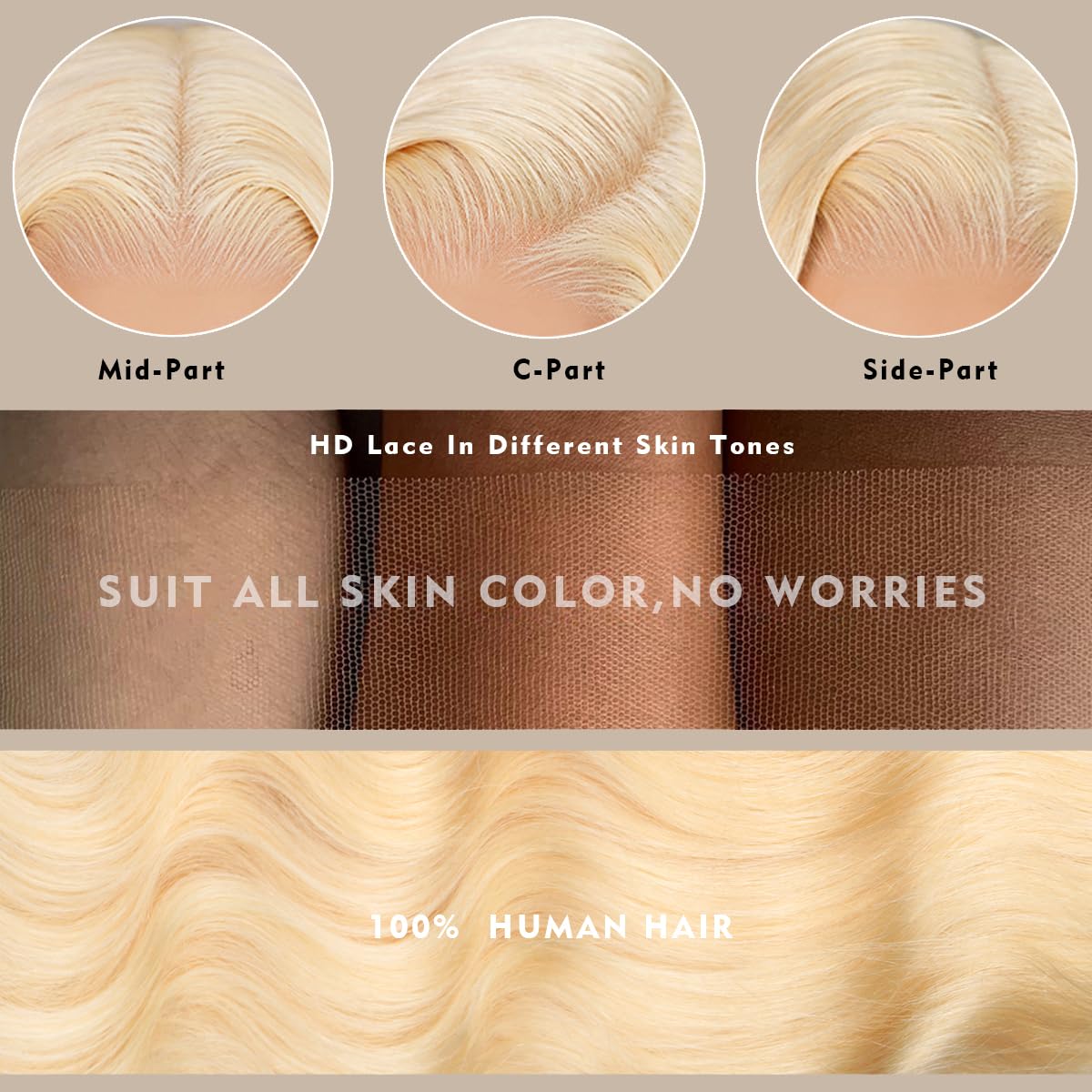 WAQI pre-plucked hairline wig adds realistic baby hairs for natural appearance.