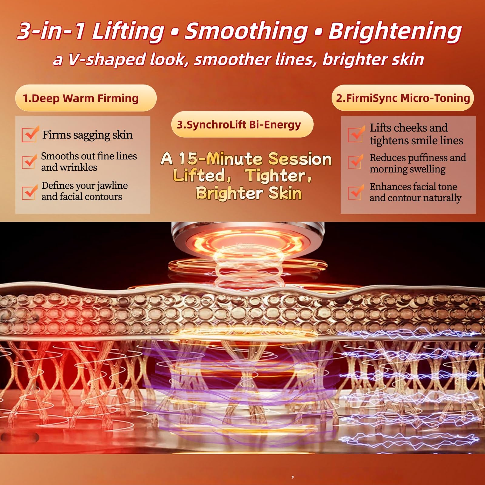 WarmDerm EP-400 control panel and display for precise energy settings.