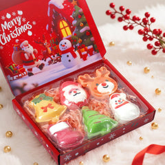WARMLIFE Reindeer bath bomb with sparkling colors for cozy bath time
