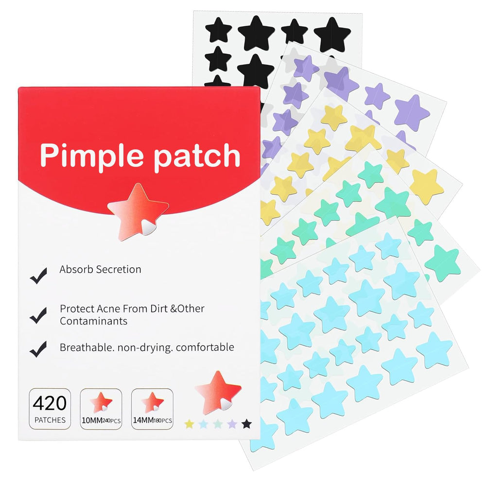 Waspot star pimple patches on face kit for discreet coverage and gentle healing.