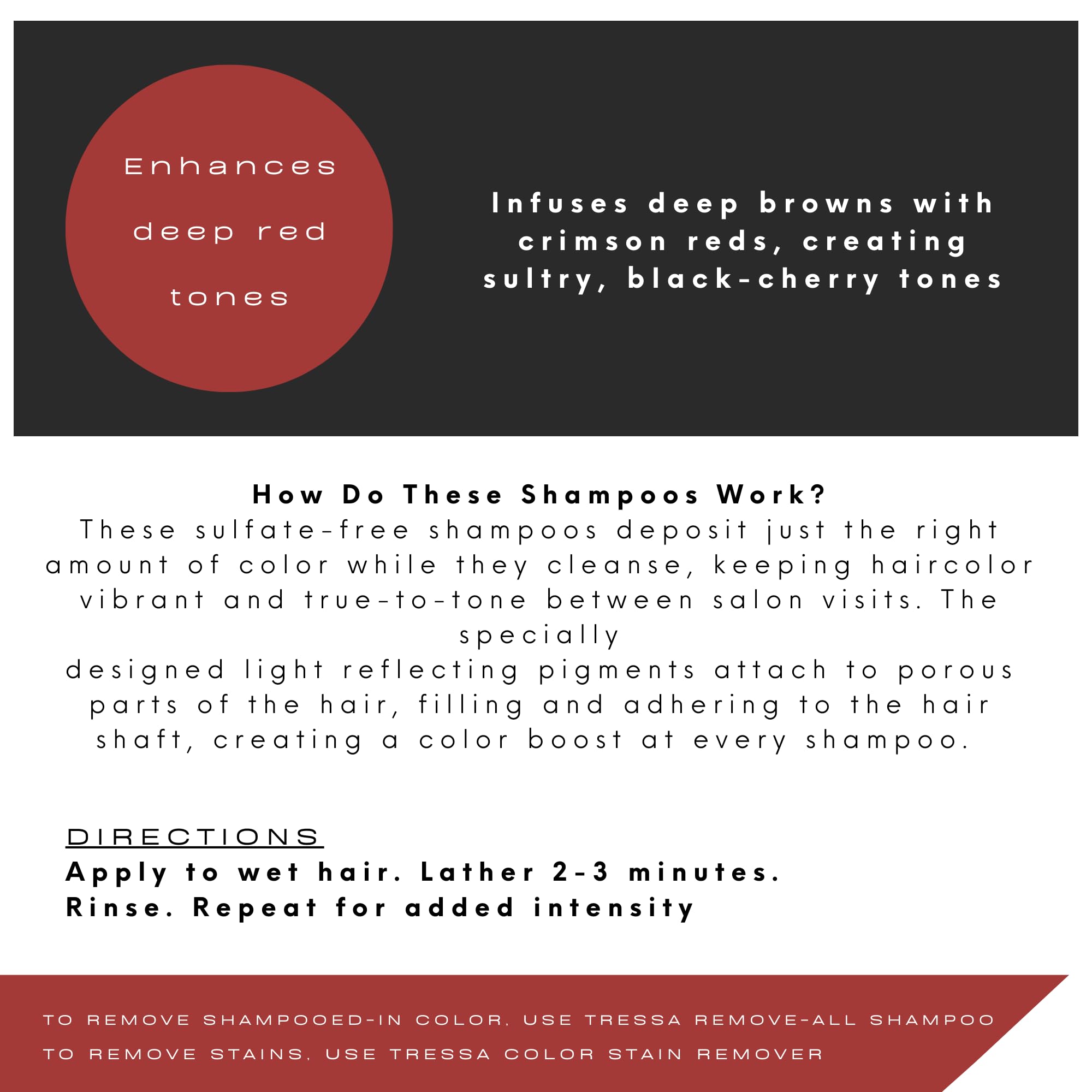 Watercolors Crimson Splash foamy lather demonstrates rich cleansing while keeping color vibrant.