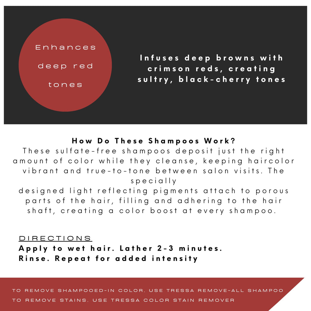 Watercolors Crimson Splash foamy lather demonstrates rich cleansing while keeping color vibrant.