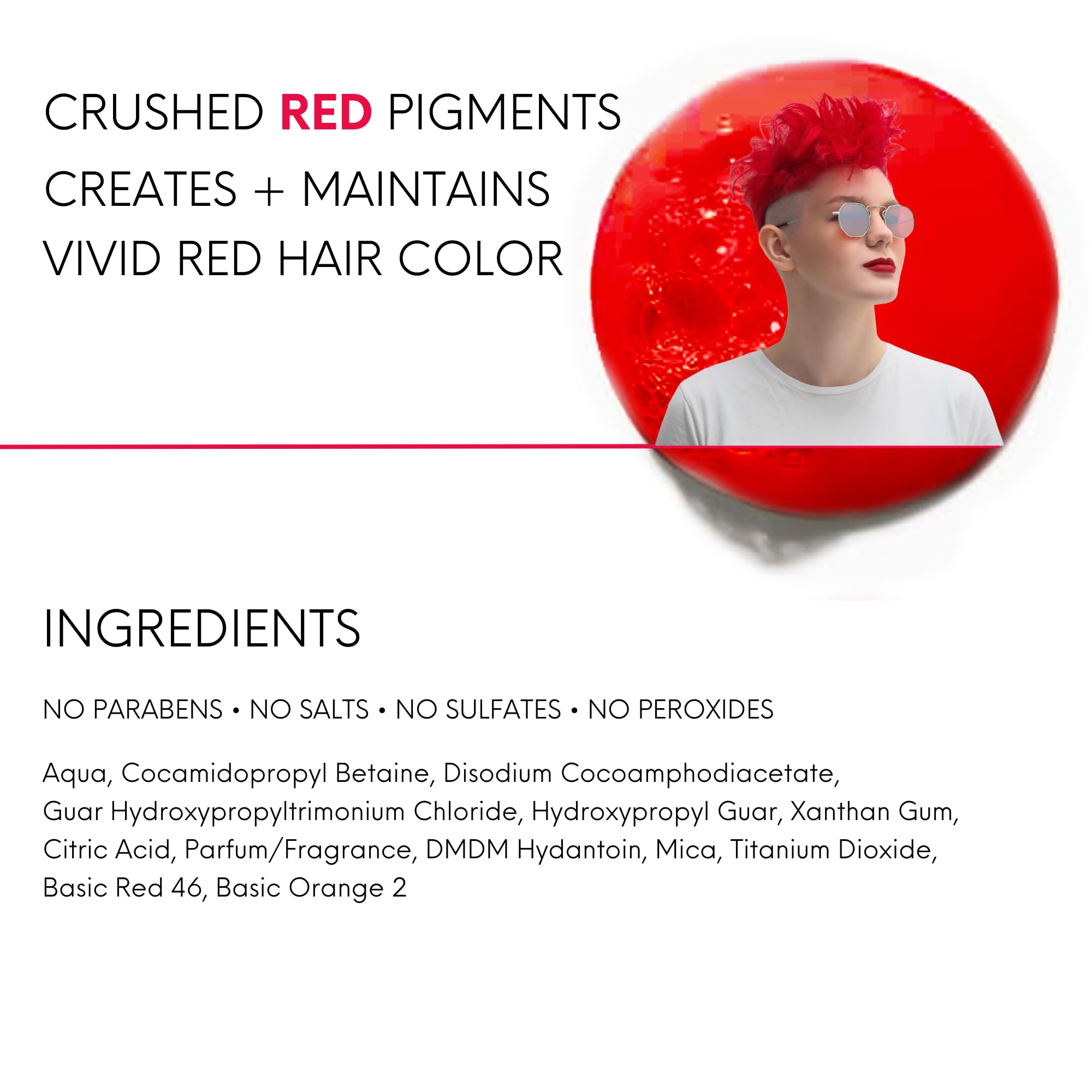 Watercolors Foamy Lather Color Enhancement demonstrates rich cleansing and color reinforcement.