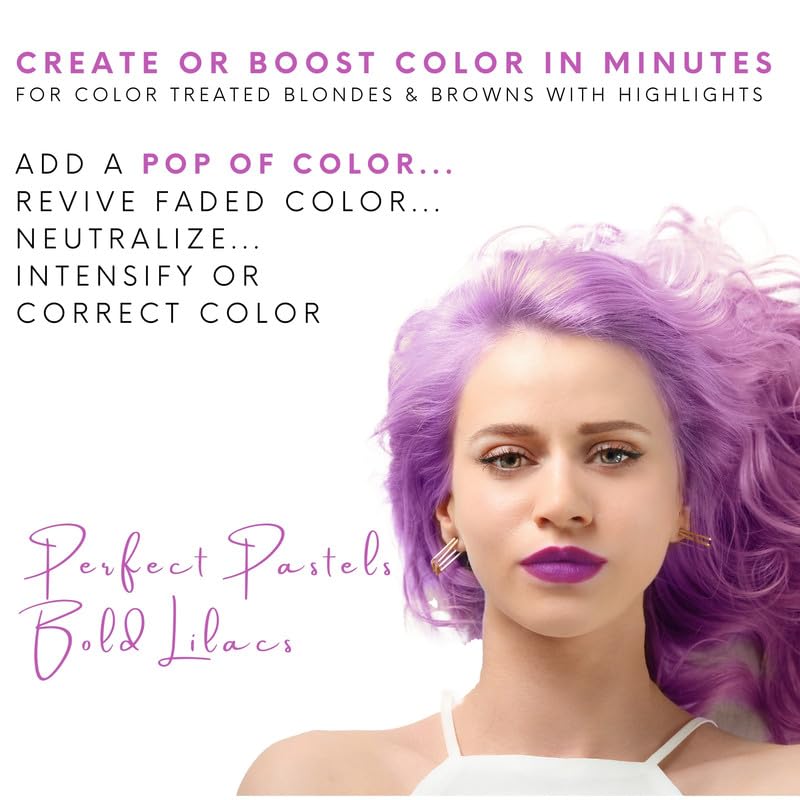 Watercolors Intense Color Depositing Shampoo bottle pour shows even application potential.