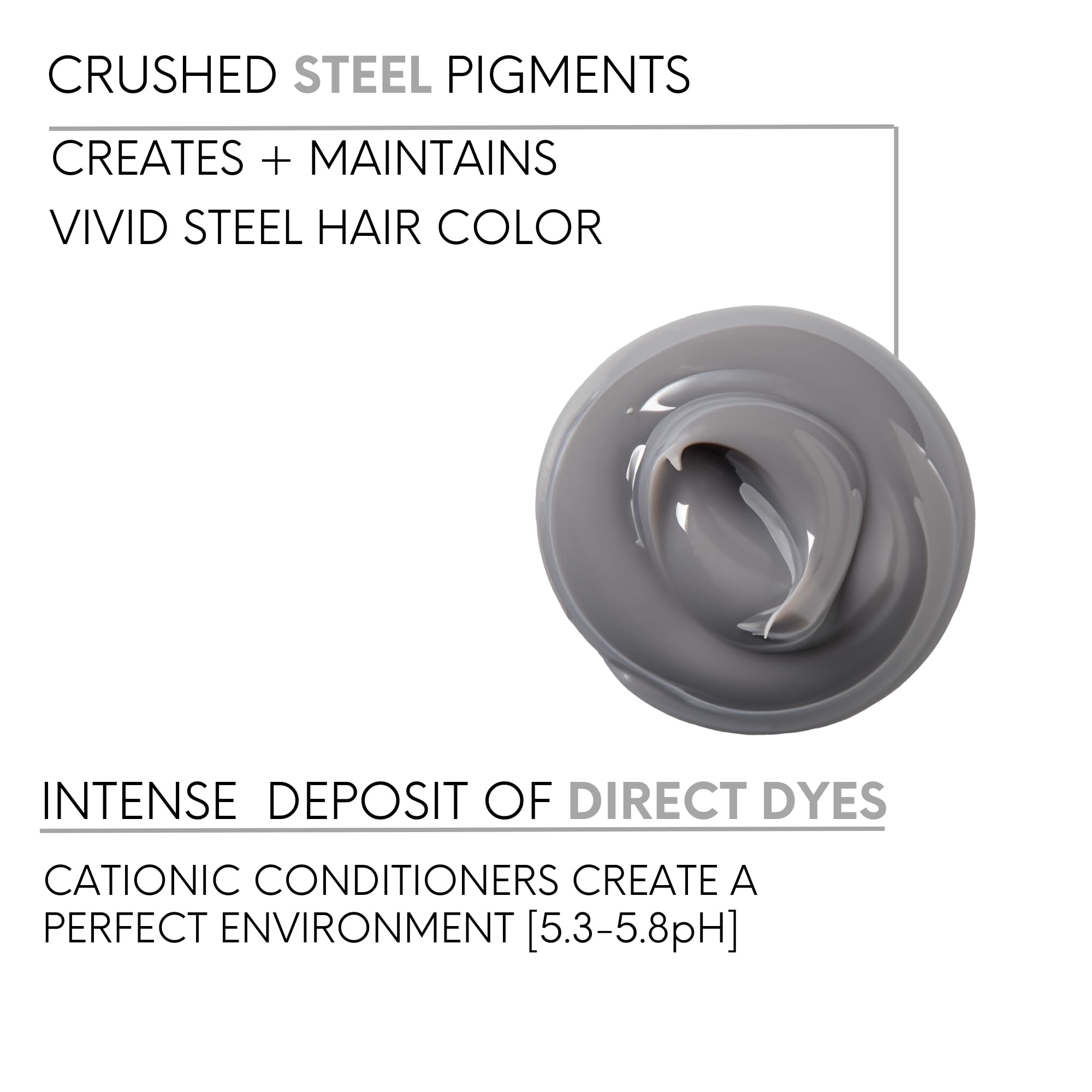 Watercolors INTENSE METALLIC color-application spreads evenly for renewed shade.