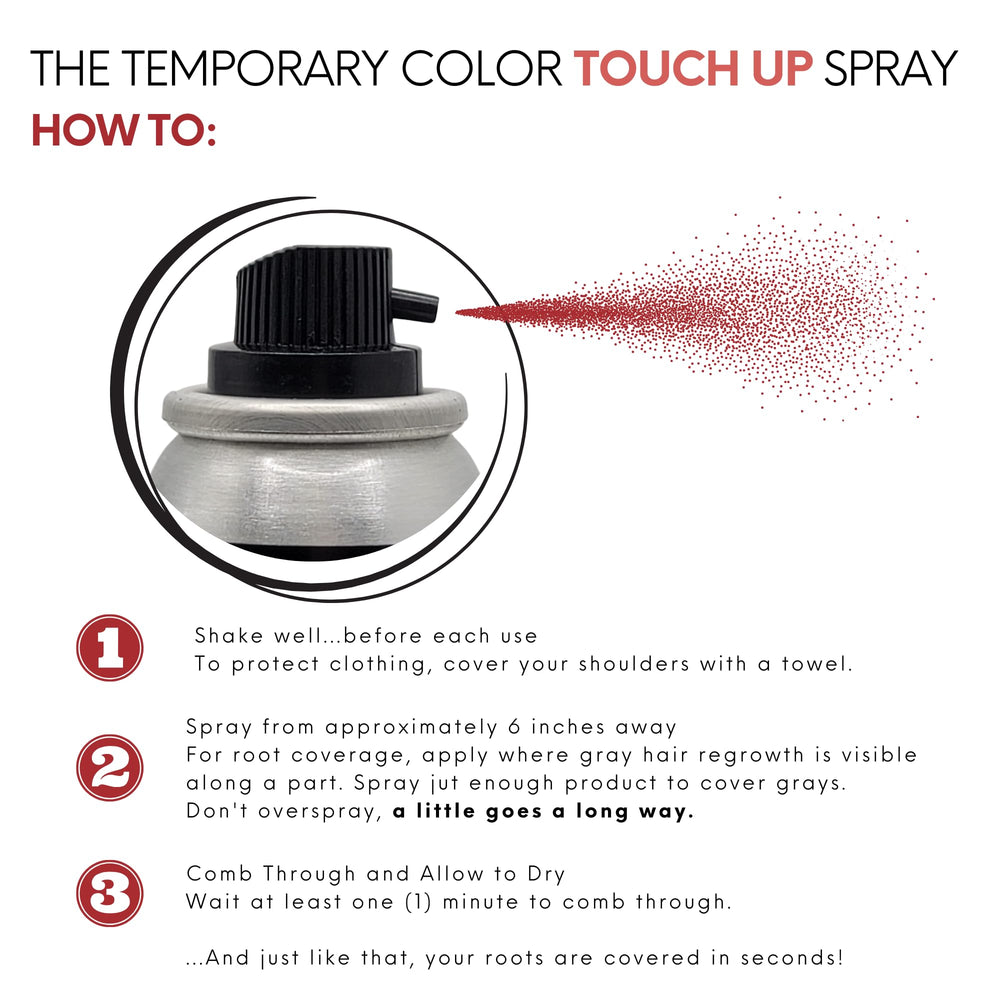 Watercolors red adds texture and subtle volume between appointments.