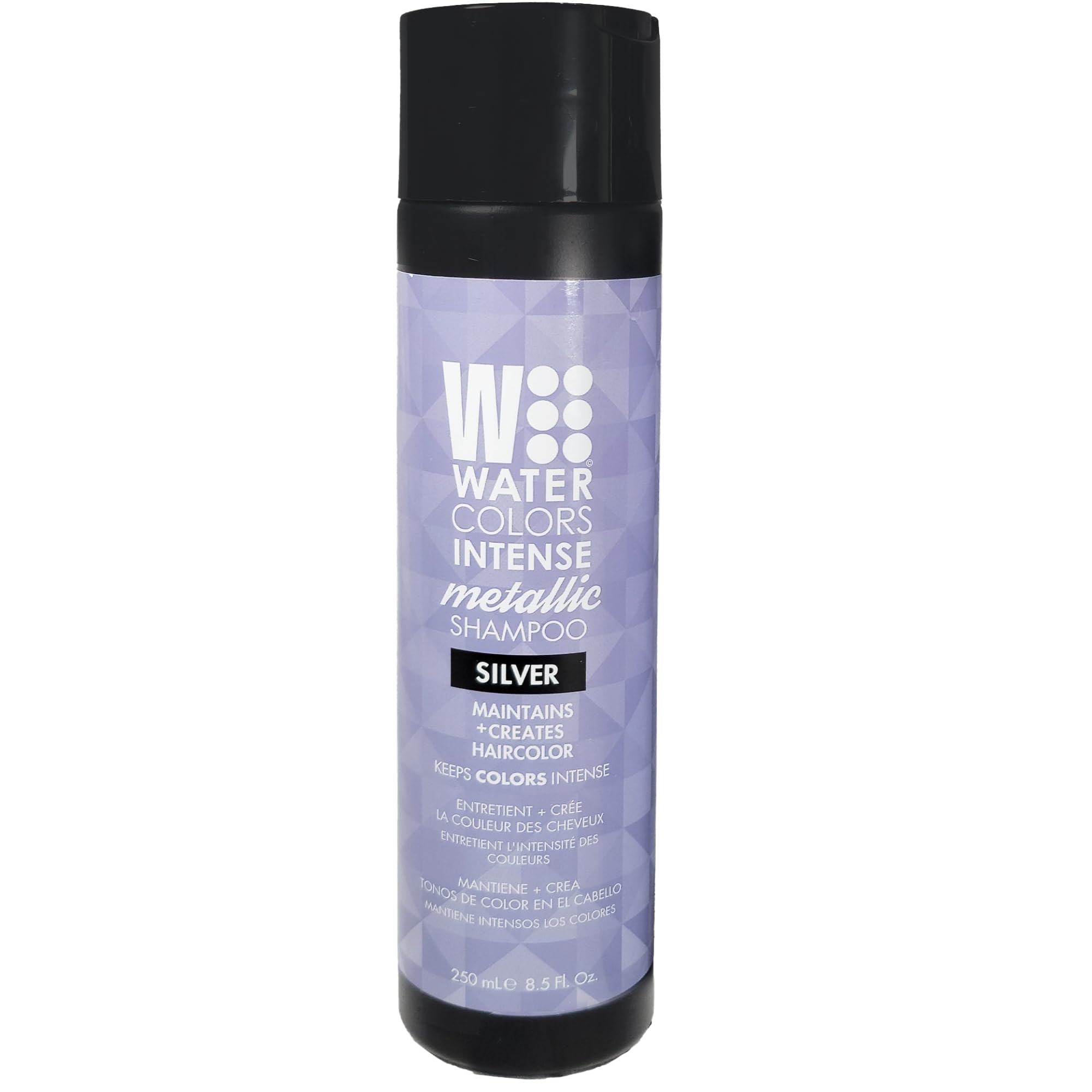 Watercolors Silver bottle showing color-depositing action for vibrant refresh