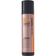 Watercolors by Tressa 3-in-1 shampoo bottle shows molten bronze color deposit for vibrant refresh.