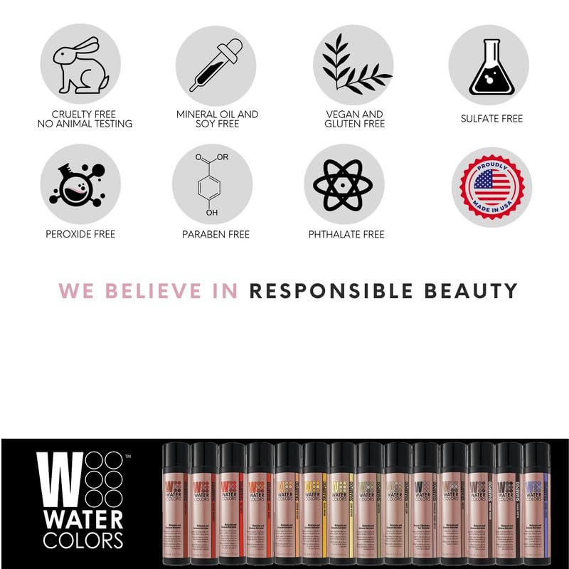 Watercolors by Tressa hair-color refresh on dark hair delivers bold bronze hues.