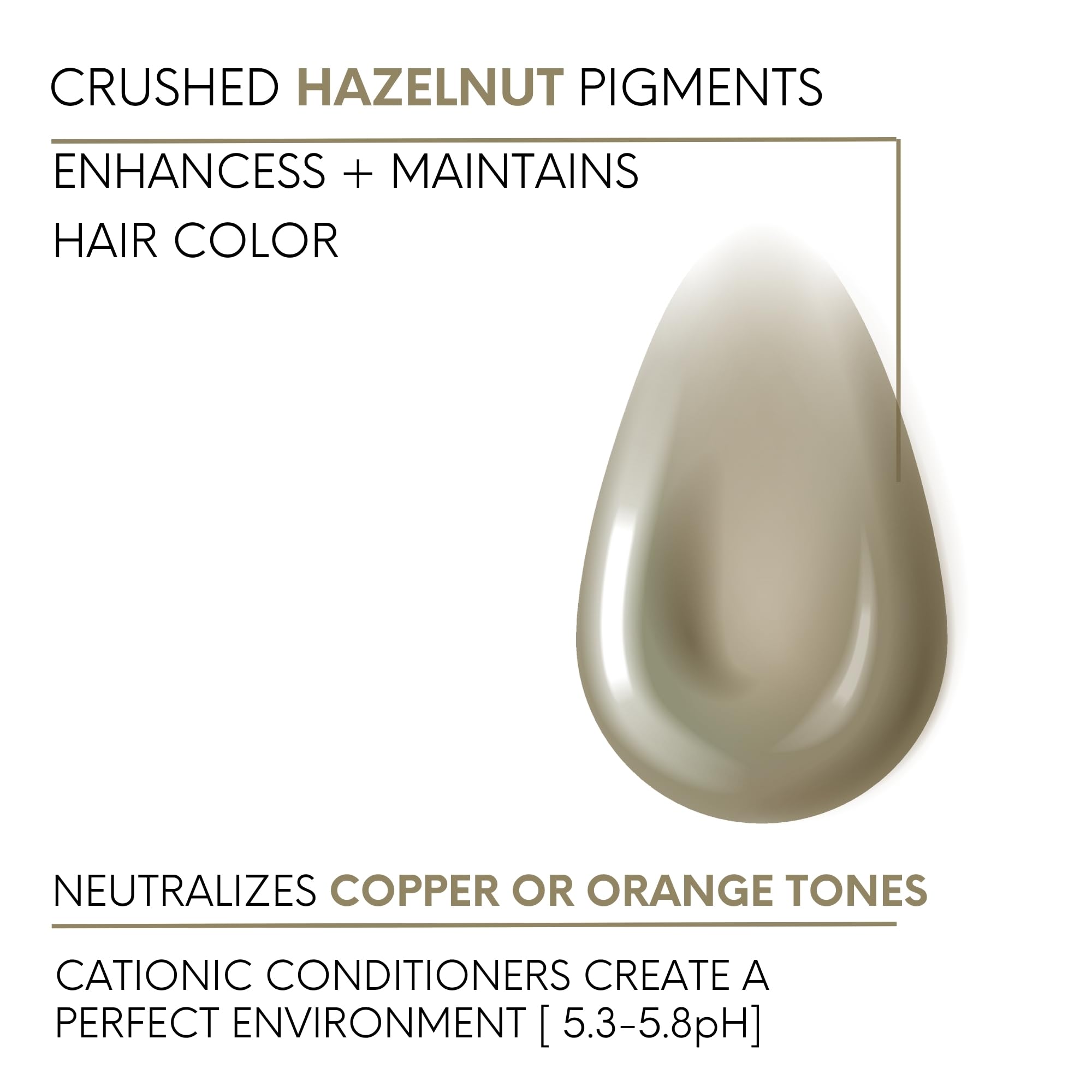 Watercolors by Tressa Hazelnut hair with added shine and softness