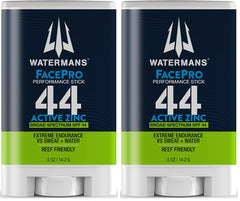 Waterman's FacePro SPF 44 stick in action showing smooth application