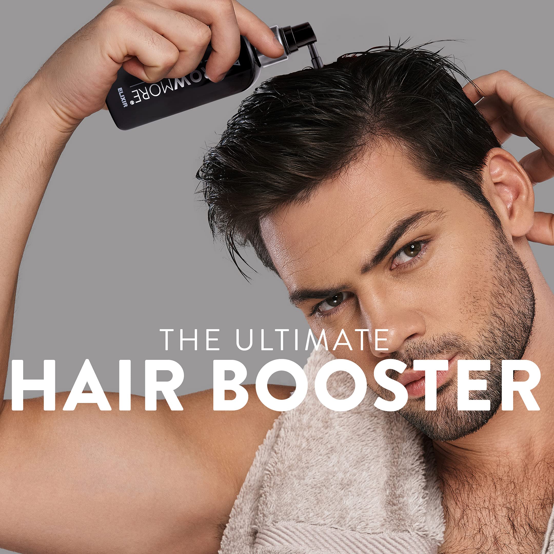 Watermans Grow More Hair Serum bottle hero with premium design and shelf appeal.