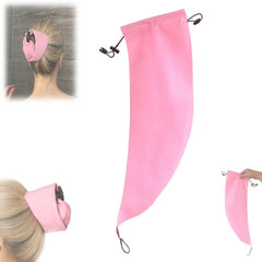 Waterproof Hair Sleeve protects long hair crown while washing, keeping ends dry.