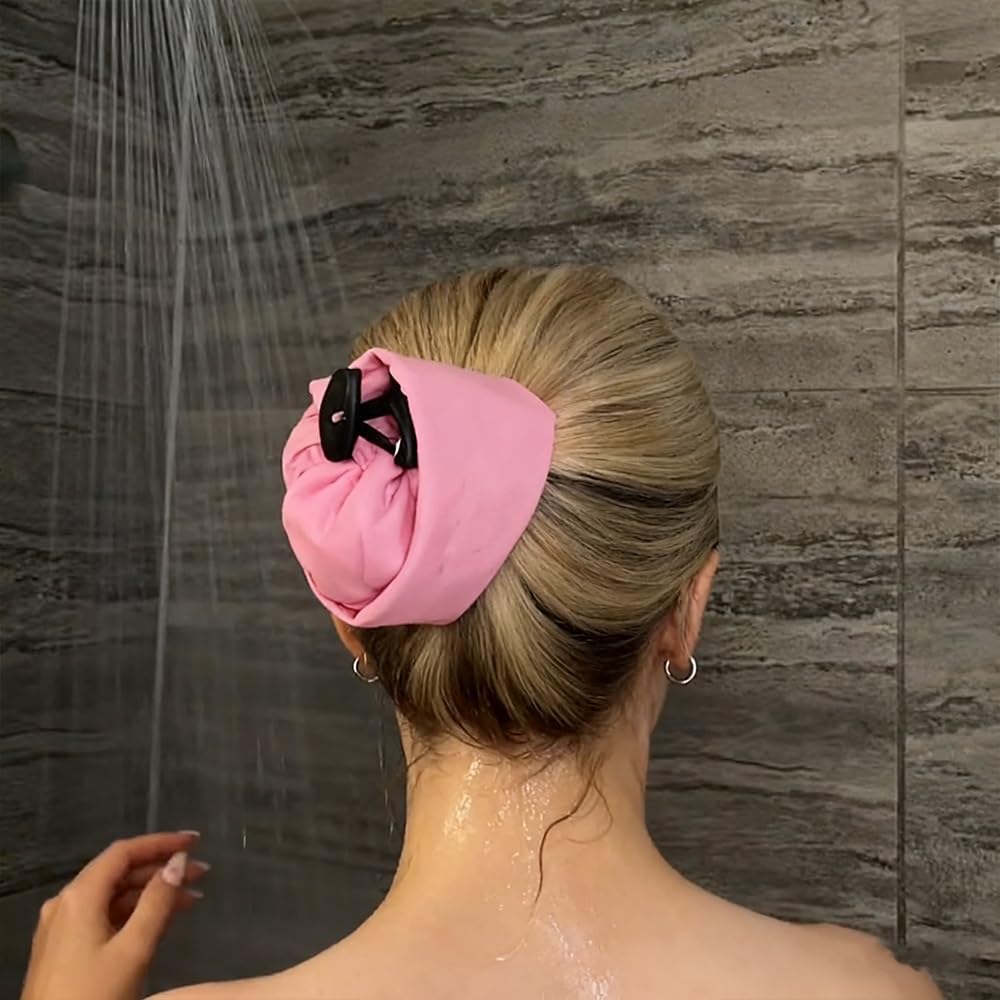 Waterproof Hair Sleeve for travel enables quick root refresh on the go.