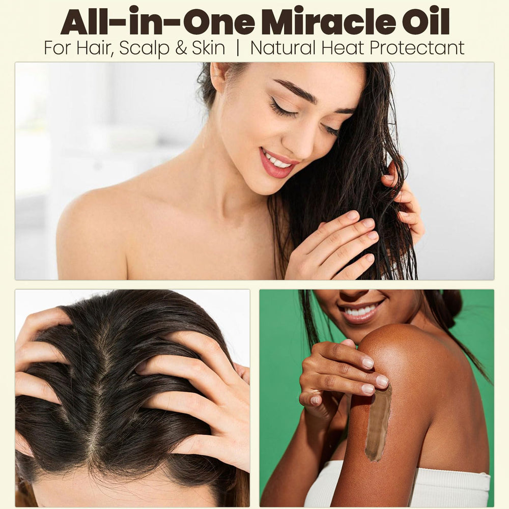 Watofun Batana Oil repairing damaged hair with deep conditioning.