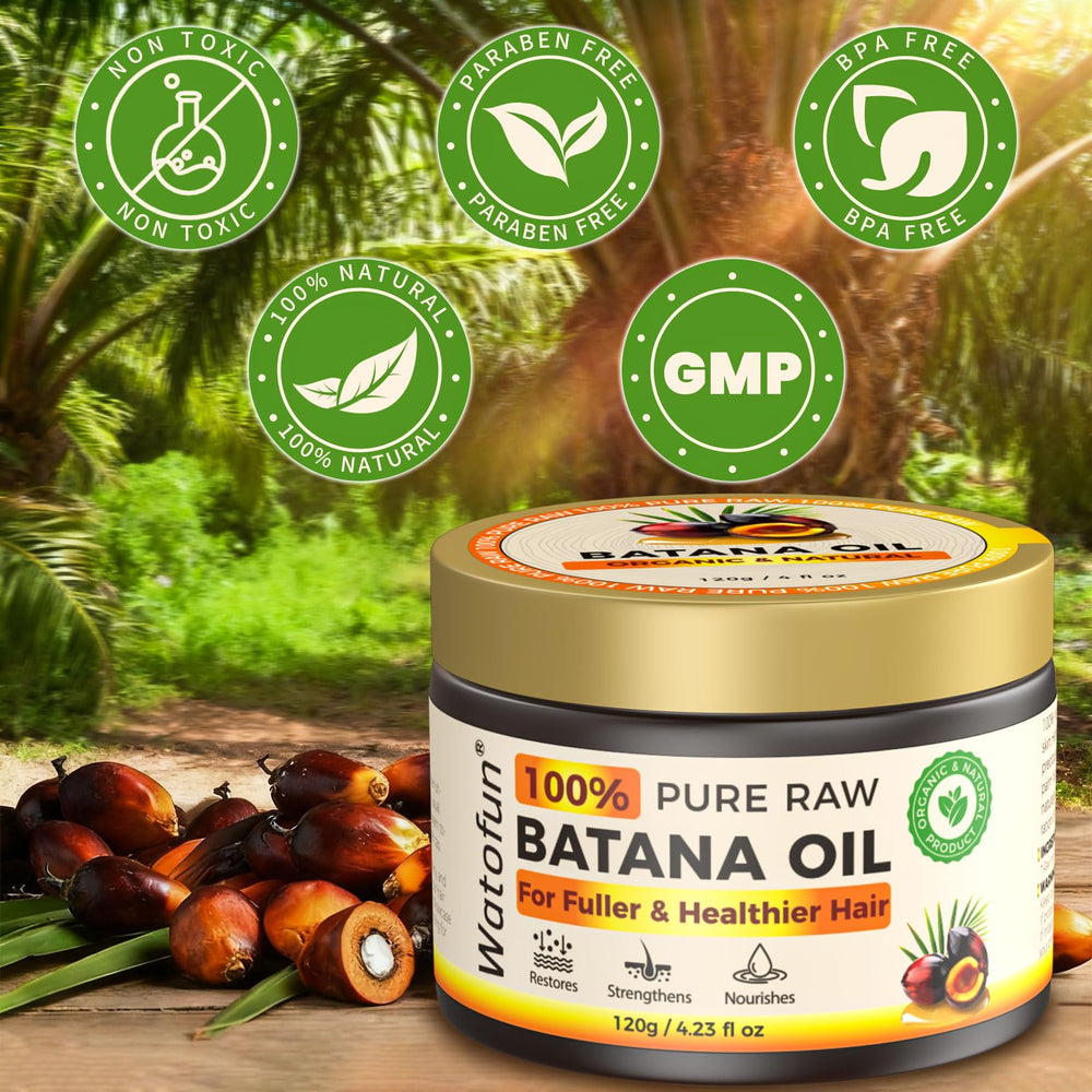 Watofun Batana Oil providing universal nourishment for skin and hair.