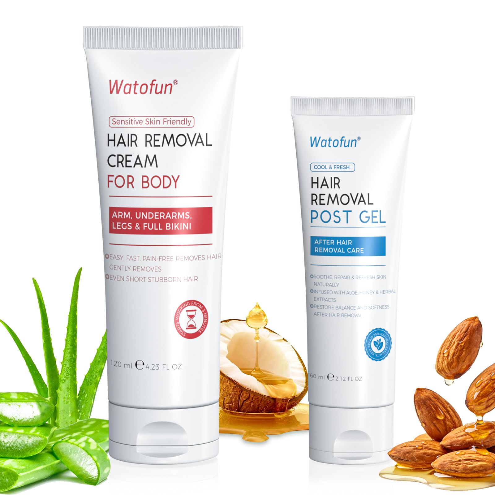 Watofun formule dermatologiquement testée, sécurité et douceur.