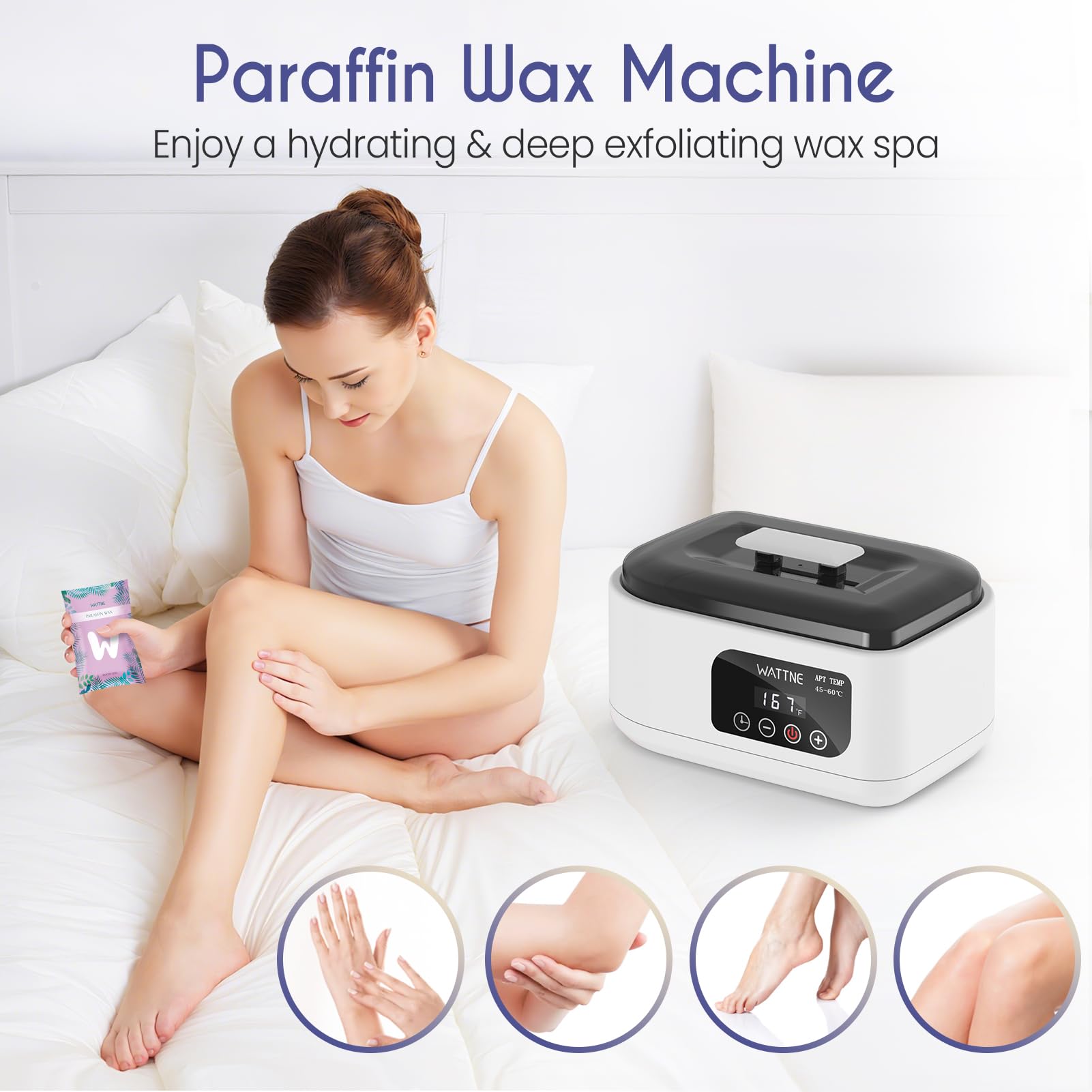 Wattne home spa hands and feet treatment ideal for relaxing routines.