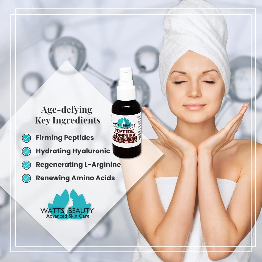 Watts Beauty collagen-boosting peptides improve skin firmness and elasticity