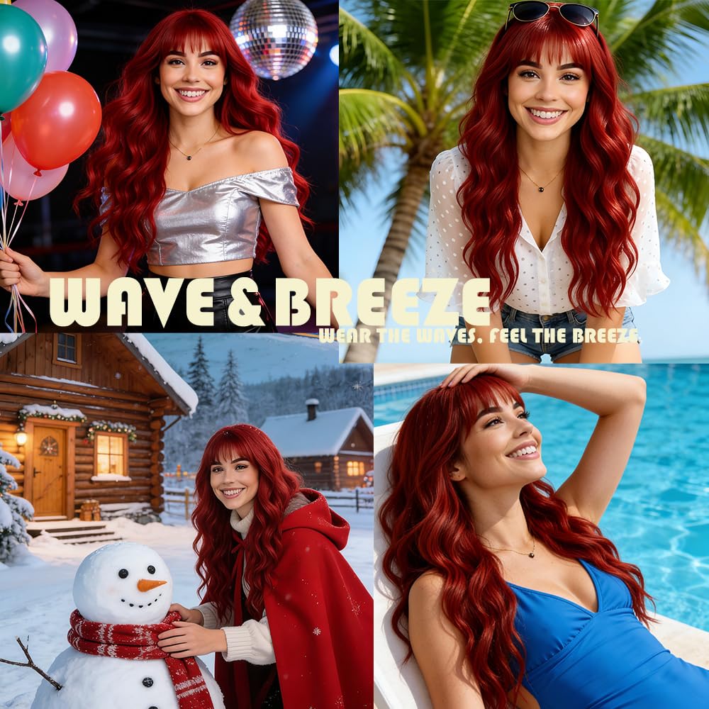 WAVE&BREEZE easy care wig shake brush wear routine demonstration