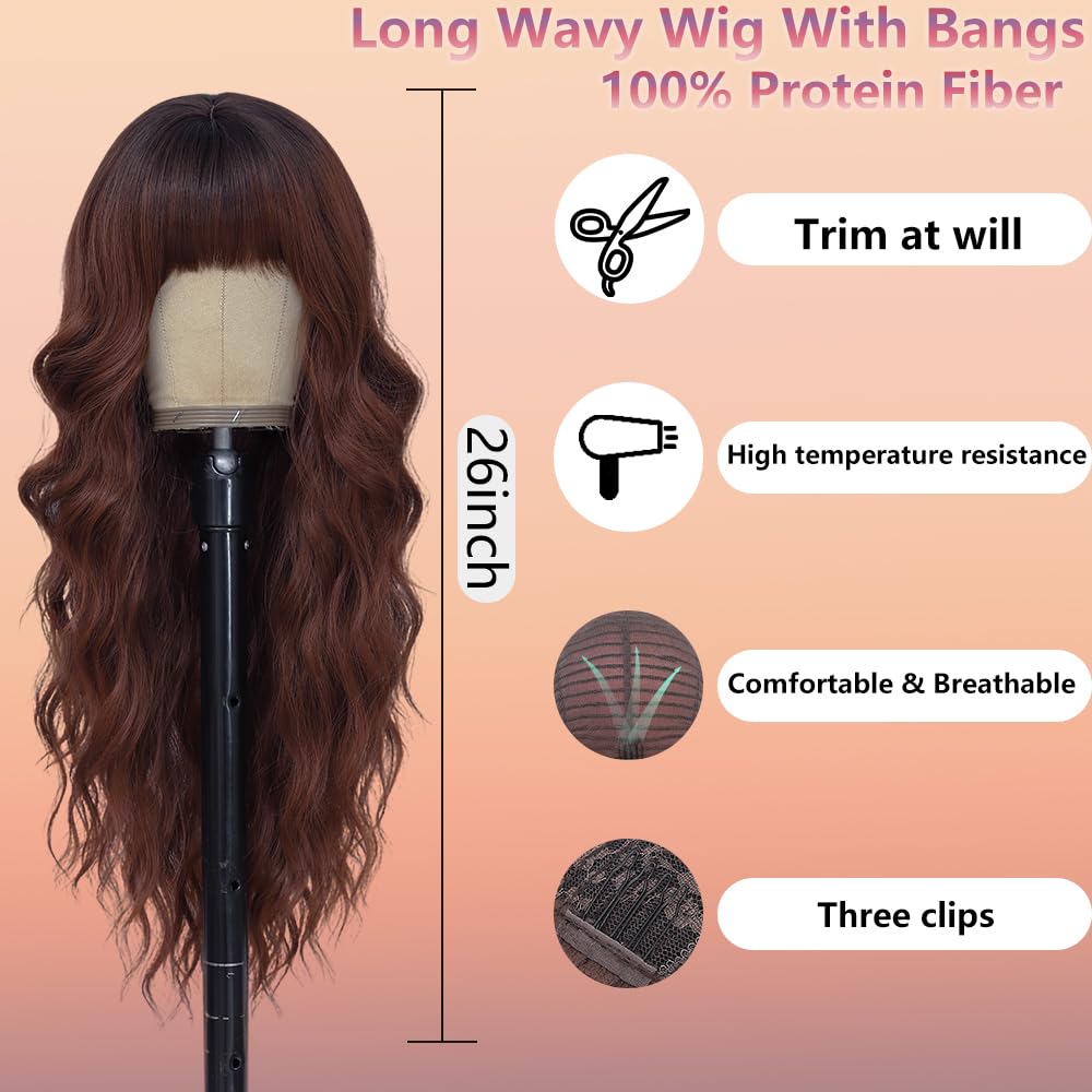 Wave&Breeze bangs softly frame the face for flattering looks.