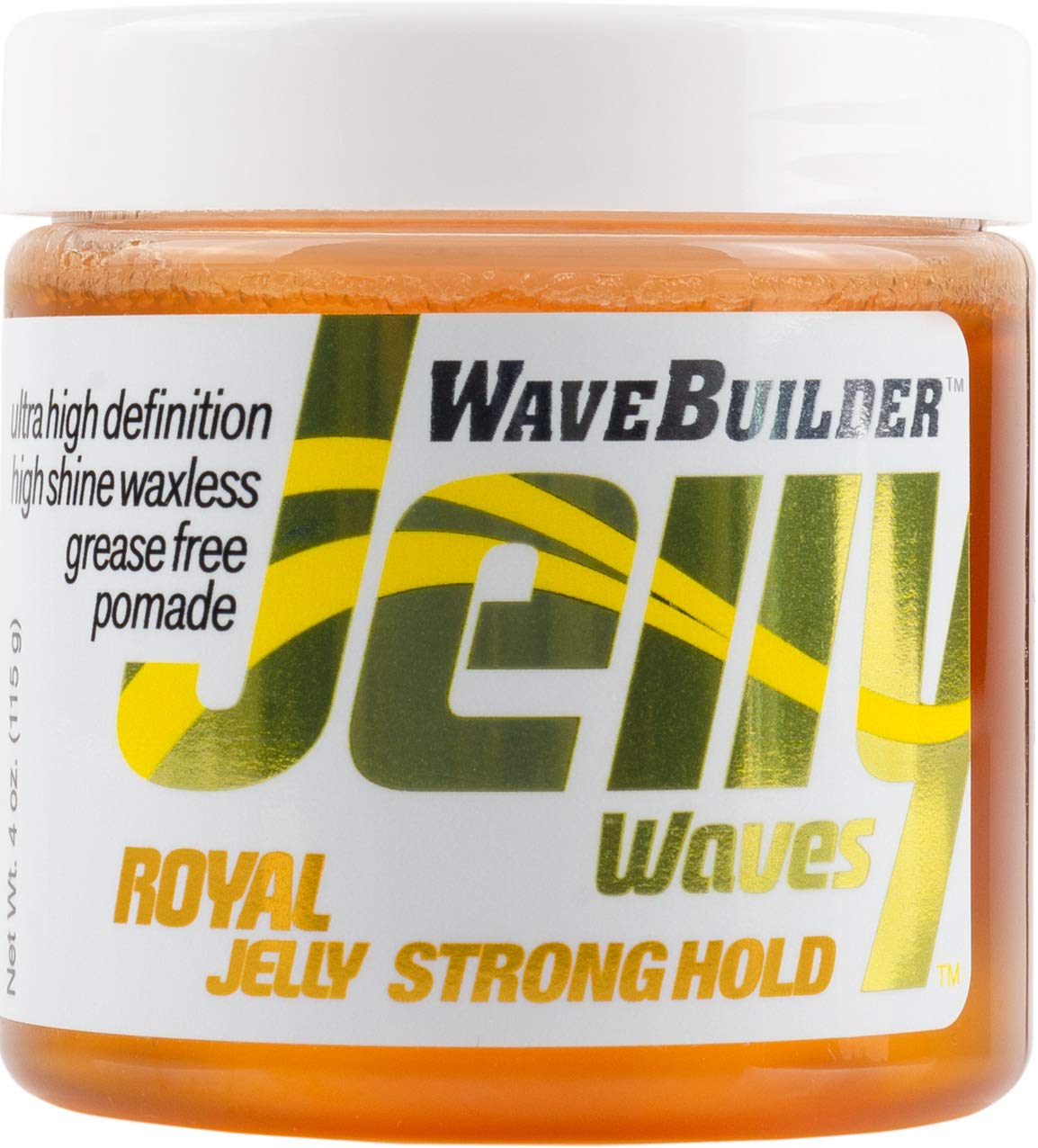 WaveBuilder Jelly Waves bottle pour showing grease-free long-lasting hold