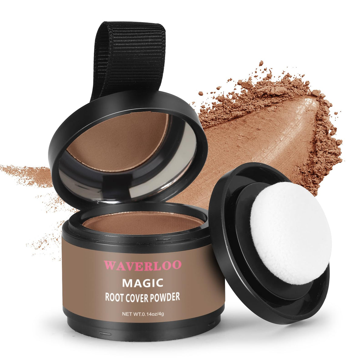 Waverloo Magic Root Cover Up compact stick conceals roots with a natural finish.
