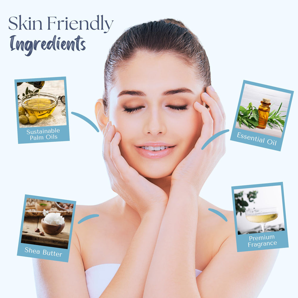 Hypoallergenic vegan formula highlighting natural ingredients and safety.