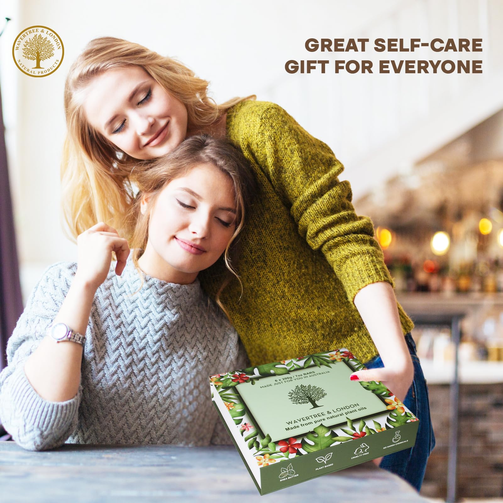 Wavertree & London Sicilian Orange soap with zesty aroma for mood lift