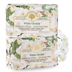 Wavertree & London White Orchid soap pack ready for gifting, luxurious fragrance