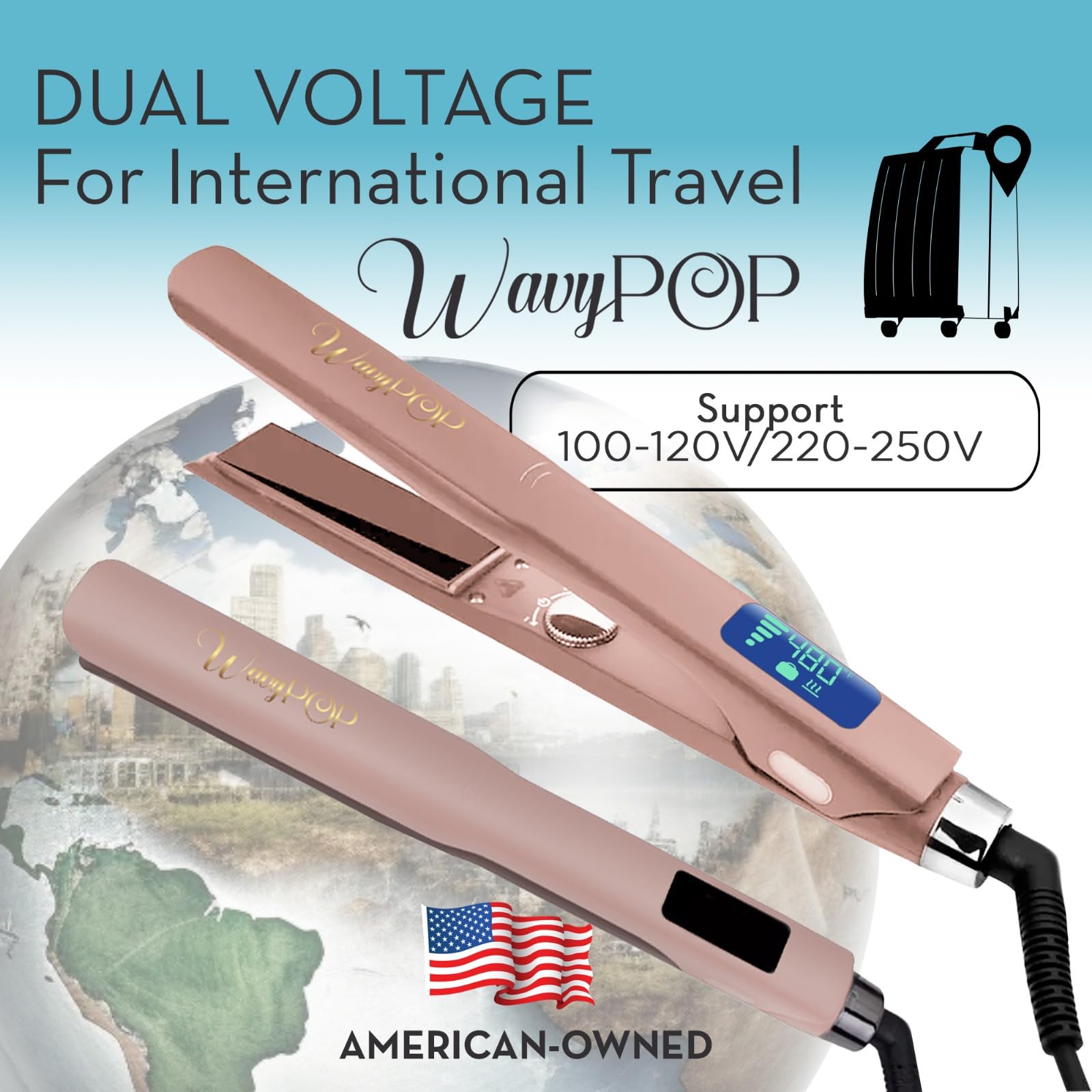 WAVYPOP digital temperature control for precise heat.