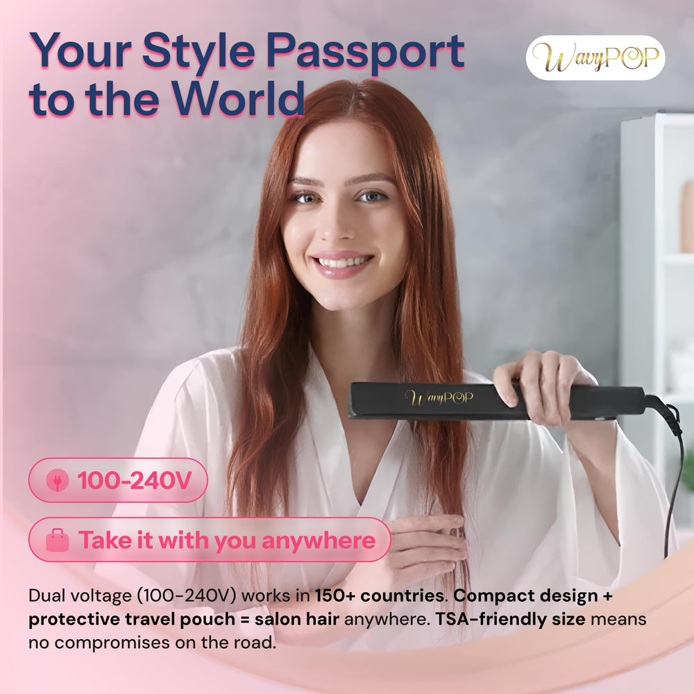 WAVYPOP 1.25-inch plates for curls and straight looks.