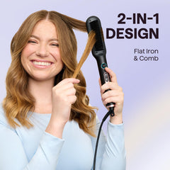 Wavytalk Negative ions emission feature helps reduce static for smoother hair