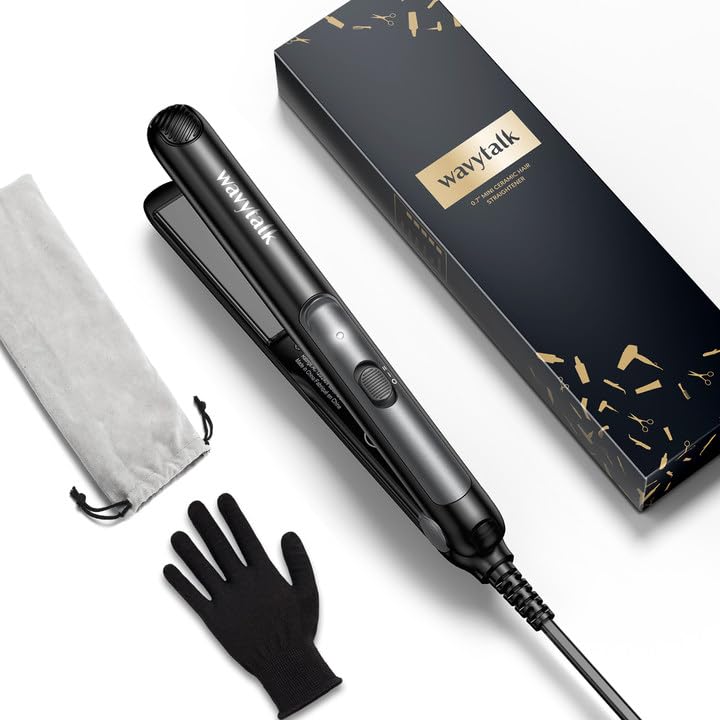 Wavytalk Pro Mini close-up of ceramic 3D plates for smooth straightening