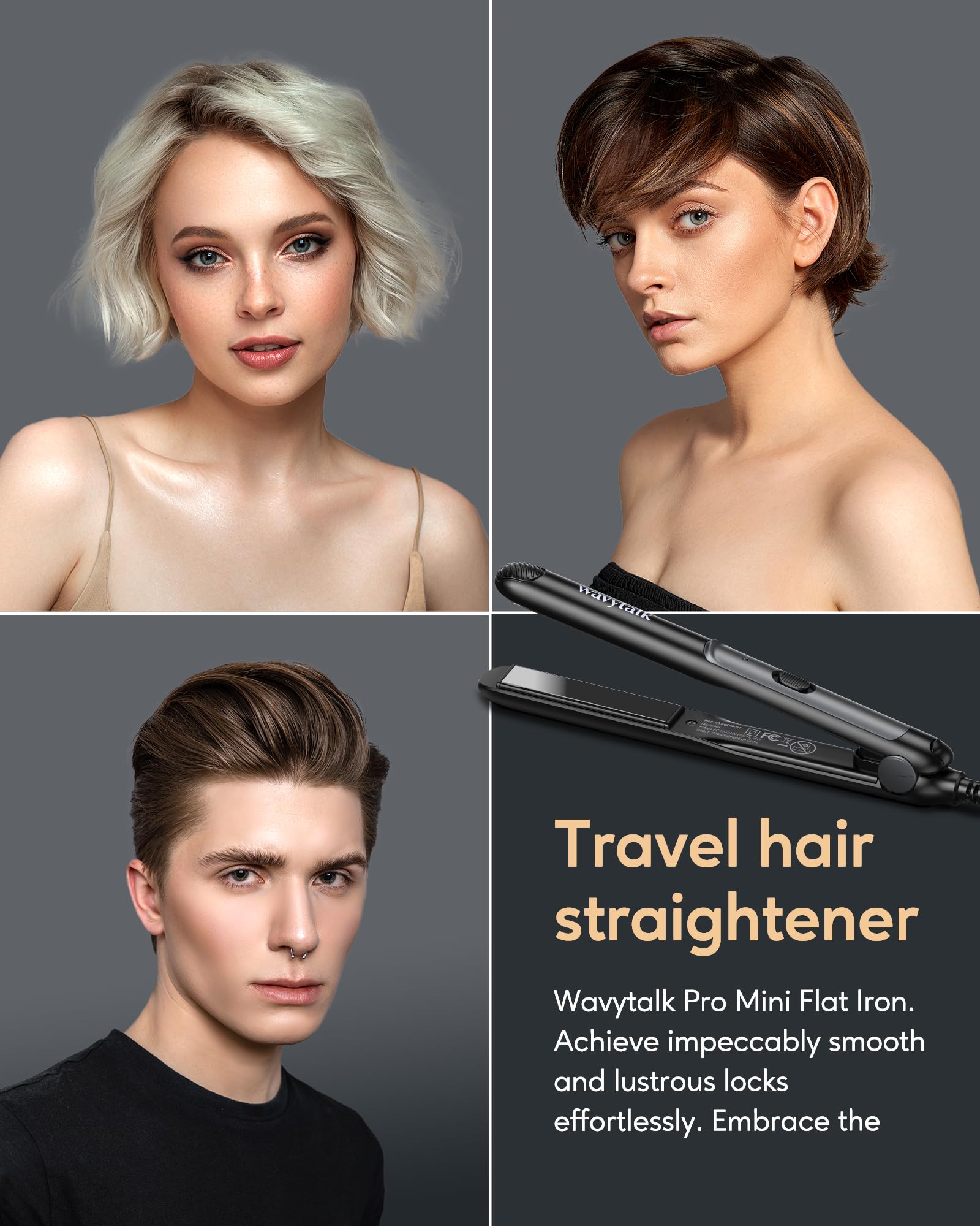 Wavytalk Pro Mini dual voltage for worldwide styling compatibility