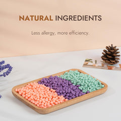 Wax Bear Aloe Rose Lavender beads provide pleasant scent during wax session
