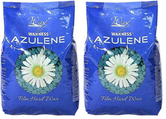 Wax Necessities Azulene hard wax beads in 1.1 lb pack for easy pre-melted use