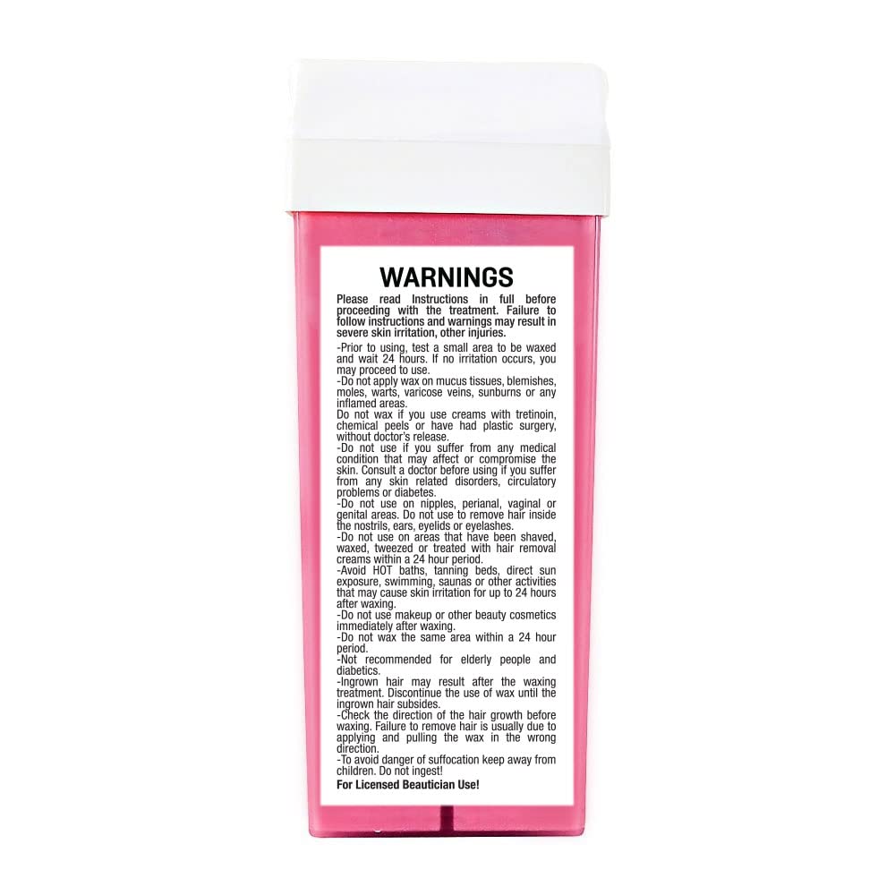 Wax Necessities Rose Soft Wax Cartridge 6-pack strip-ready for smooth hair removal.