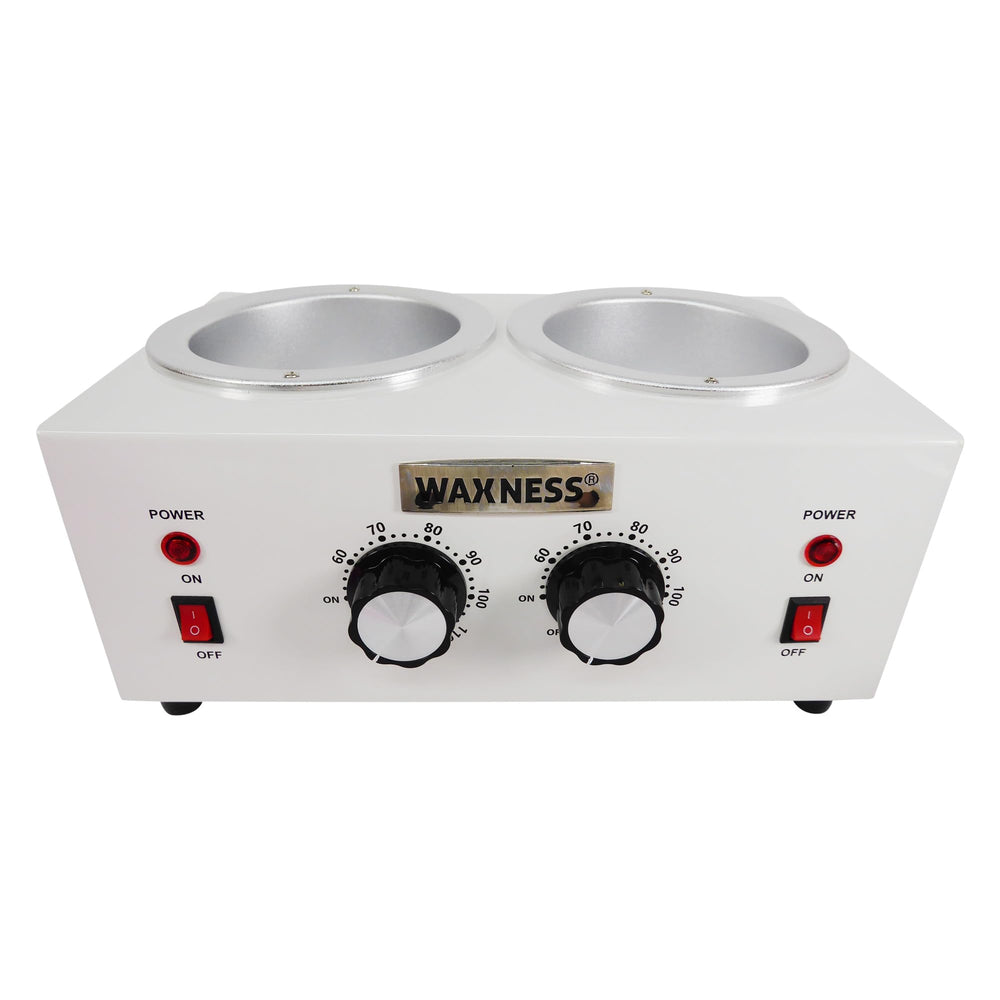 Wax Necessities Waxness Double Wax Heater two removable liners included