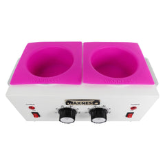 Wax Necessities Waxness Double Wax Heater side panel with adjustable temperature control