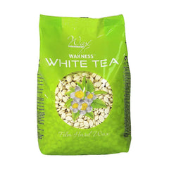 Wax Necessities Waxness hard wax beads with white tea cream for delicate facial areas.