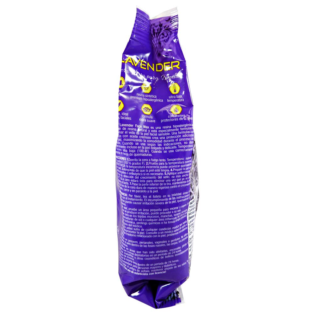 Wax Necessities Premium Lavender wax packaging shows two-pack size