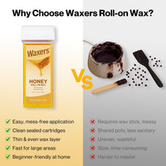 Waxers 50 wax strips ready for quick, mess-free sessions.