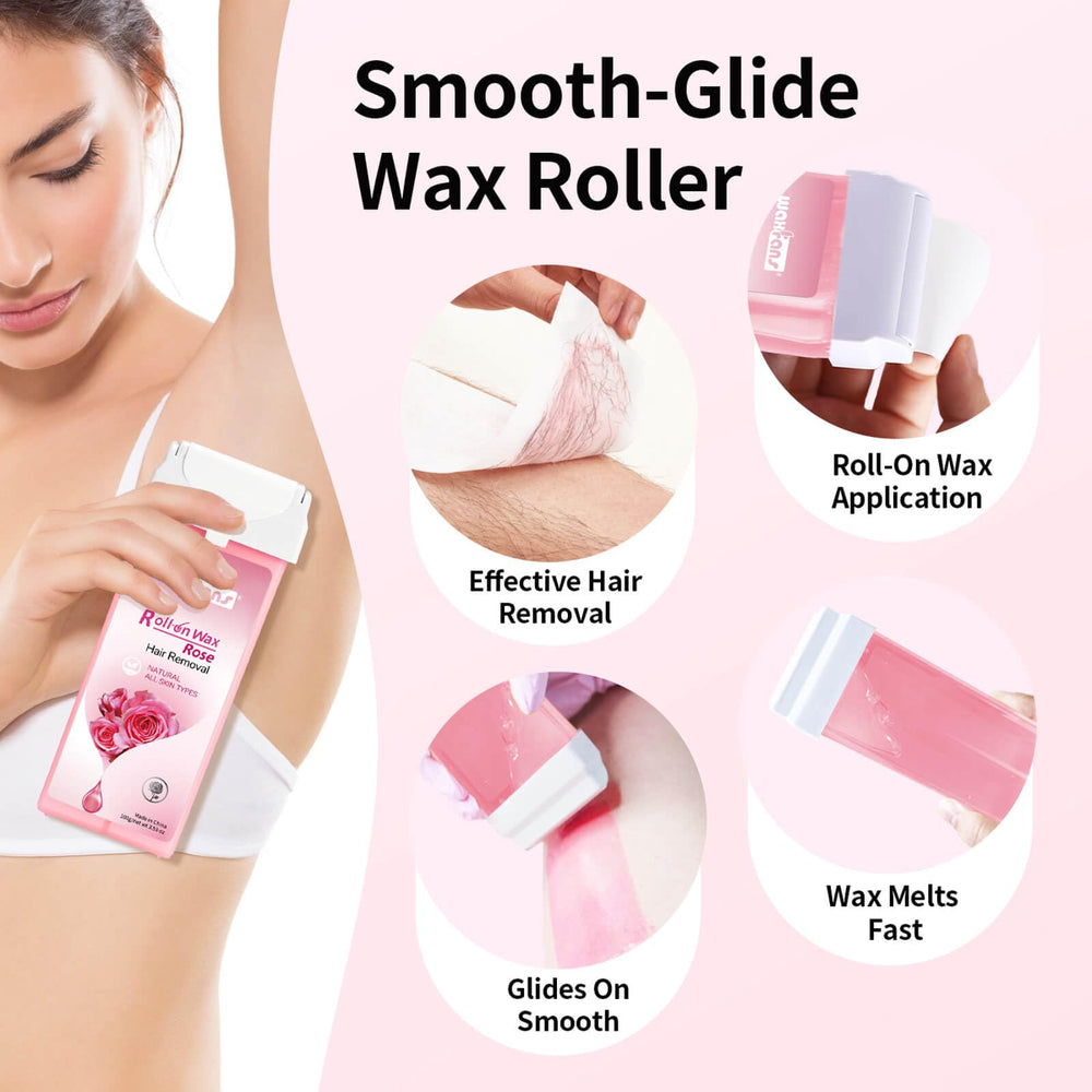 Waxfans Rose wax cartridges pack for quick refills
